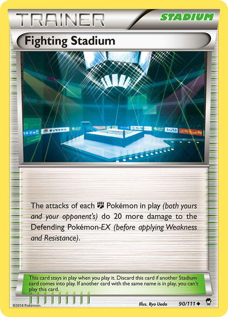 Fighting Stadium - XY - Furious Fists Pokémon trading card
