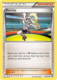 Korrina - XY - Furious Fists (FFI) #95/111 - Uncommon Pokémon Trading Card