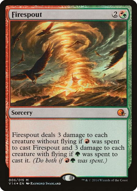 Firespout - From the Vault: Annihilation Magic: The Gathering trading card