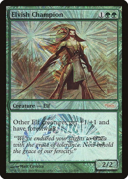 Elvish Champion (Junior Series Europe) - Junior Series Promos Magic: The Gathering trading card