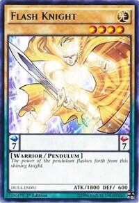 Flash Knight - Duelist Alliance (DUEA) #DUEA-EN001 - Rare YuGiOh Trading Card
