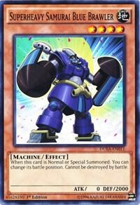 Superheavy Samurai Blue Brawler - Duelist Alliance YuGiOh trading card