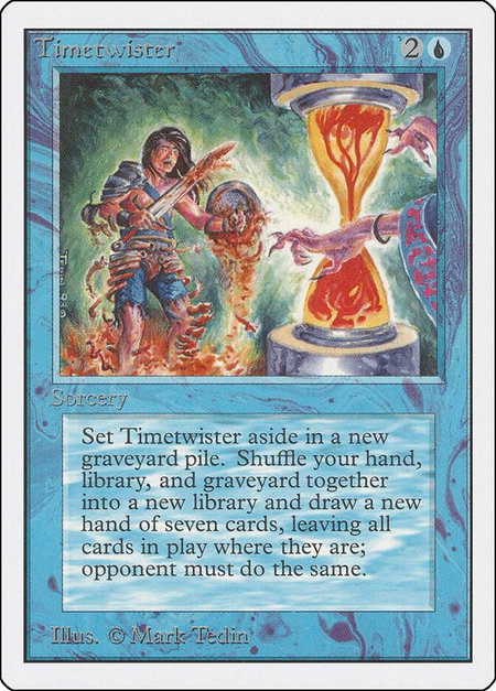 Timetwister - Unlimited Edition Magic: The Gathering trading card
