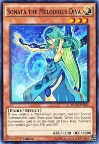 Sonata the Melodious Diva - Duelist Alliance (DUEA) #DUEA-EN015 - Common / Short Print YuGiOh Trading Card