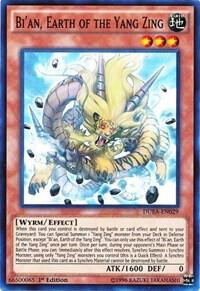 Bi'an, Earth of the Yang Zing - Duelist Alliance YuGiOh trading card