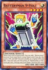 Batteryman 9-Volt - Duelist Alliance (DUEA) #DUEA-EN038 - Common / Short Print YuGiOh Trading Card