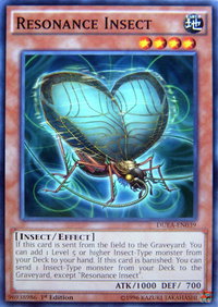 Resonance Insect - Duelist Alliance (DUEA) #DUEA-EN039 - Common / Short Print YuGiOh Trading Card