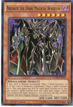 Breaker the Dark Magical Warrior - Duelist Alliance YuGiOh trading card