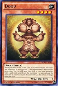 Dogu trading card from Duelist Alliance Dogu - Duelist Alliance YuGiOh trading card