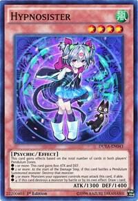 Hypnosister trading card from Duelist Alliance Hypnosister - Duelist Alliance YuGiOh trading card