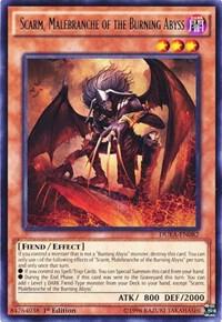 Scarm, Malebranche of the Burning Abyss - Duelist Alliance YuGiOh trading card