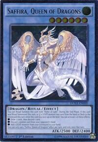 Saffira, Queen of Dragons (UTR) - Duelist Alliance (DUEA) #DUEA-EN050 - Ultimate Rare YuGiOh Trading Card