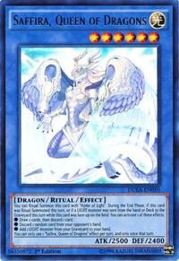 Saffira, Queen of Dragons - Duelist Alliance YuGiOh trading card