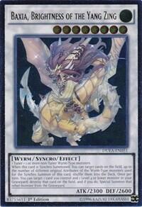 Baxia, Brightness of the Yang Zing (UTR) - Duelist Alliance (DUEA) #DUEA-EN051 - Ultimate Rare YuGiOh Trading Card