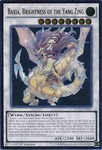 Baxia, Brightness of the Yang Zing (UTR) - Duelist Alliance YuGiOh trading card