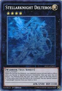 Stellarknight Delteros (Ghost Rare) - Duelist Alliance YuGiOh trading card