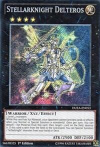 Stellarknight Delteros - Duelist Alliance (DUEA) #DUEA-EN053 - Secret Rare YuGiOh Trading Card
