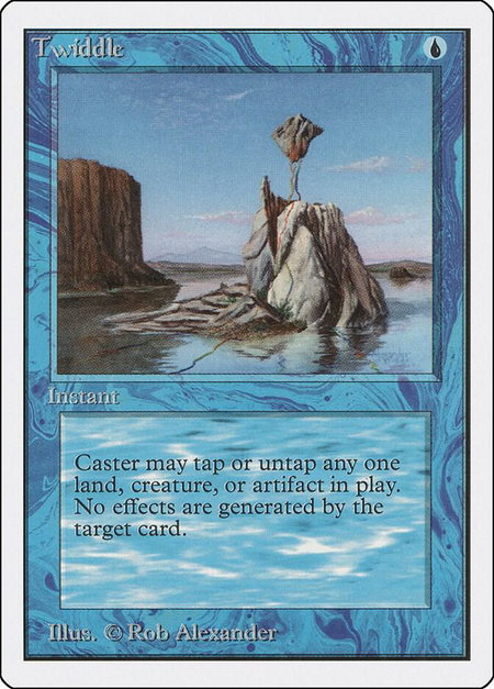 Twiddle - Unlimited Edition Magic: The Gathering trading card
