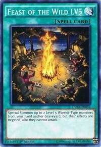 Feast of the Wild LV5 - Duelist Alliance YuGiOh trading card