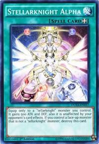 Stellarknight Alpha - Duelist Alliance YuGiOh trading card