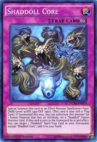 Shaddoll Core trading card from Duelist Alliance Shaddoll Core - Duelist Alliance YuGiOh trading card