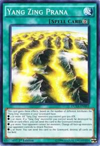 Yang Zing Prana - Duelist Alliance YuGiOh trading card