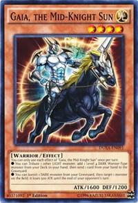 Gaia, the Mid-Knight Sun - Duelist Alliance YuGiOh trading card