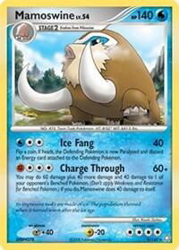 Mamoswine - 9/146 (DP Legends Awakened) - Deck Exclusives (PR) #009/146 - Rare Pokémon Trading Card