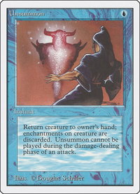 Unsummon - Unlimited Edition (2ED) #87 - Common Magic: The Gathering Trading Card