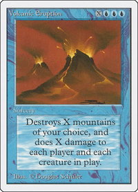 Volcanic Eruption - Unlimited Edition (2ED) #89 - Rare Magic: The Gathering Trading Card