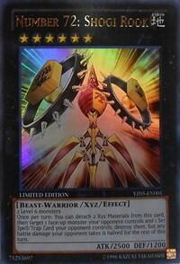 Number 72: Shogi Rook - Yu-Gi-Oh! ZEXAL Manga Promotional Cards (YZ0#) #YZ05-EN001 - Ultra Rare YuGiOh Trading Card