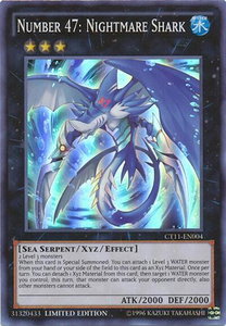 Number 47: Nightmare Shark - 2014 Mega-Tins (CT11) #CT11-EN004 - Super Rare YuGiOh Trading Card