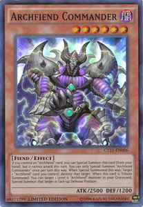 Archfiend Commander - 2014 Mega-Tins (CT11) #CT11-EN006 - Super Rare YuGiOh Trading Card
