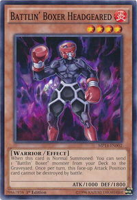 Battlin' Boxer Headgeared - 2014 Mega-Tins Mega Pack (MP14) #MP14-EN002 - Common / Short Print YuGiOh Trading Card