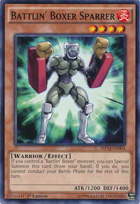 Battlin' Boxer Sparrer - 2014 Mega-Tins Mega Pack (MP14) #MP14-EN004 - Common / Short Print YuGiOh Trading Card