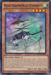 Mecha Phantom Beast Tetherwolf - 2014 Mega-Tins Mega Pack (MP14) #MP14-EN008 - Rare YuGiOh Trading Card