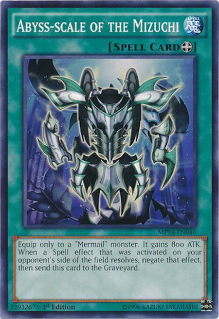 Abyss-scale of the Mizuchi - 2014 Mega-Tins Mega Pack YuGiOh trading card