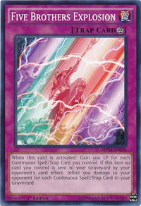 Five Brothers Explosion - 2014 Mega-Tins Mega Pack (MP14) #MP14-EN058 - Common / Short Print YuGiOh Trading Card
