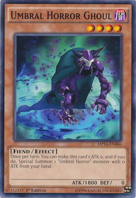 Umbral Horror Ghoul - 2014 Mega-Tins Mega Pack YuGiOh trading card