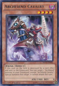Archfiend Cavalry - 2014 Mega-Tins Mega Pack (MP14) #MP14-EN083 - Rare YuGiOh Trading Card