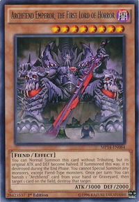 Archfiend Emperor, the First Lord of Horror - 2014 Mega-Tins Mega Pack (MP14) #MP14-EN084 - Rare YuGiOh Trading Card