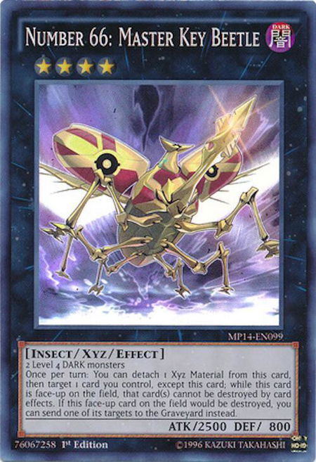 Number 66: Master Key Beetle - 2014 Mega-Tins Mega Pack YuGiOh trading card