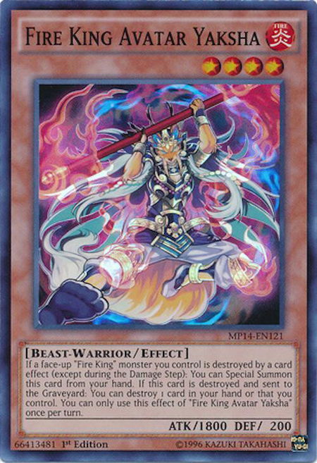 Fire King Avatar Yaksha - 2014 Mega-Tins Mega Pack YuGiOh trading card
