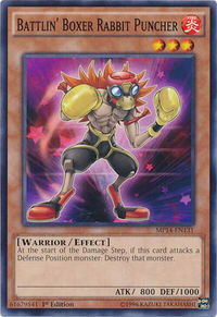 Battlin' Boxer Rabbit Puncher - 2014 Mega-Tins Mega Pack (MP14) #MP14-EN131 - Common / Short Print YuGiOh Trading Card
