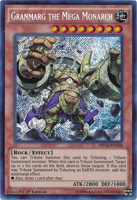 Granmarg the Mega Monarch - 2014 Mega-Tins Mega Pack YuGiOh trading card