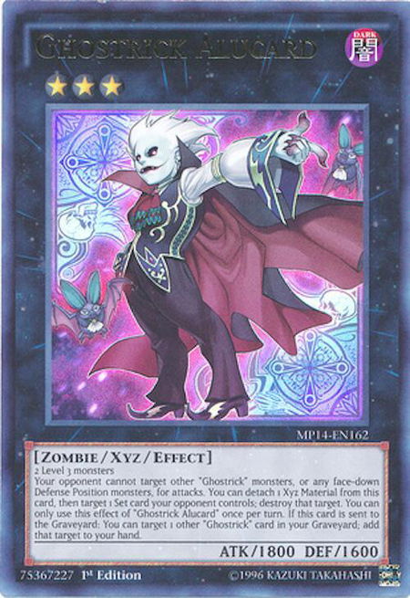 Ghostrick Alucard trading card from 2014 Mega-Tins Mega Pack Ghostrick Alucard - 2014 Mega-Tins Mega Pack YuGiOh trading card