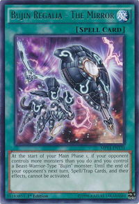 Bujin Regalia - The Mirror - 2014 Mega-Tins Mega Pack (MP14) #MP14-EN170 - Rare YuGiOh Trading Card