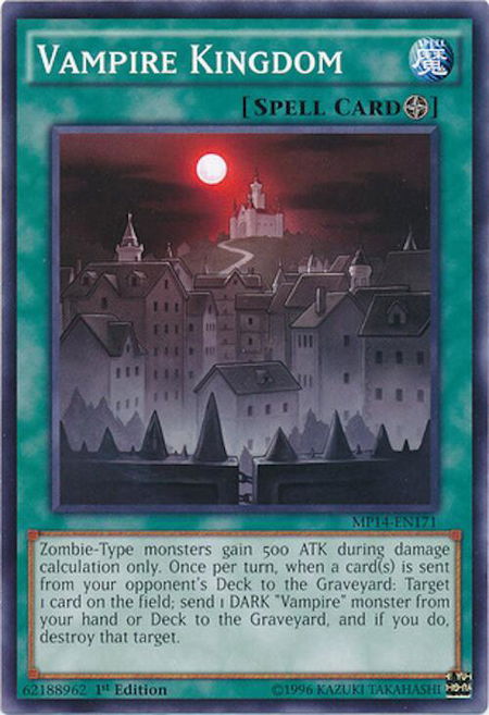 Vampire Kingdom - 2014 Mega-Tins Mega Pack YuGiOh trading card