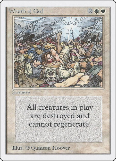 Wrath of God - Unlimited Edition Magic: The Gathering trading card