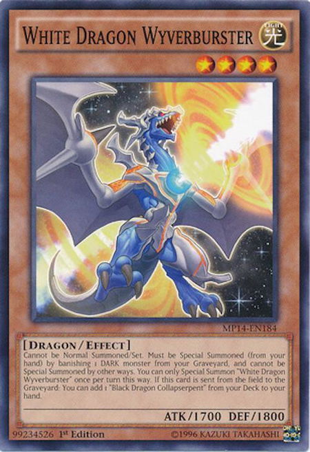 White Dragon Wyverburster - 2014 Mega-Tins Mega Pack YuGiOh trading card